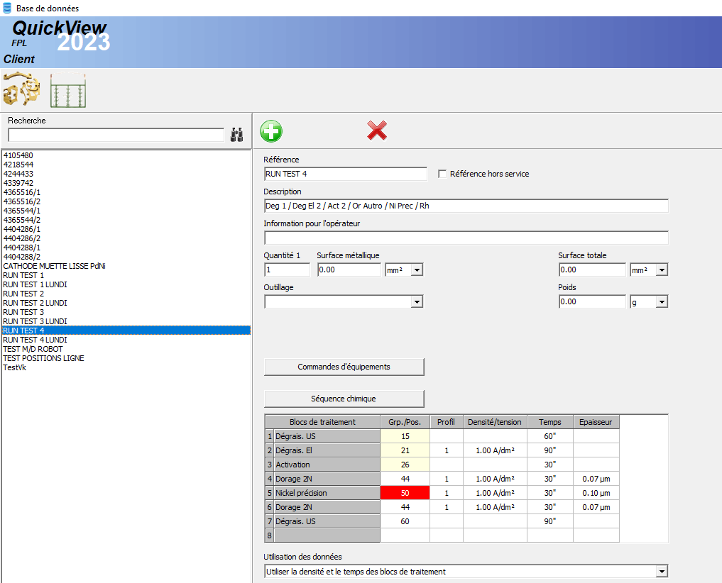 Gamme singlepos