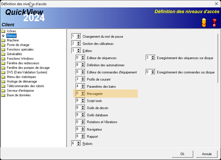 MessagingAccessLevel